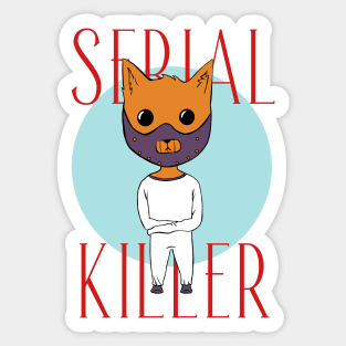 Parody serial killer Sticker